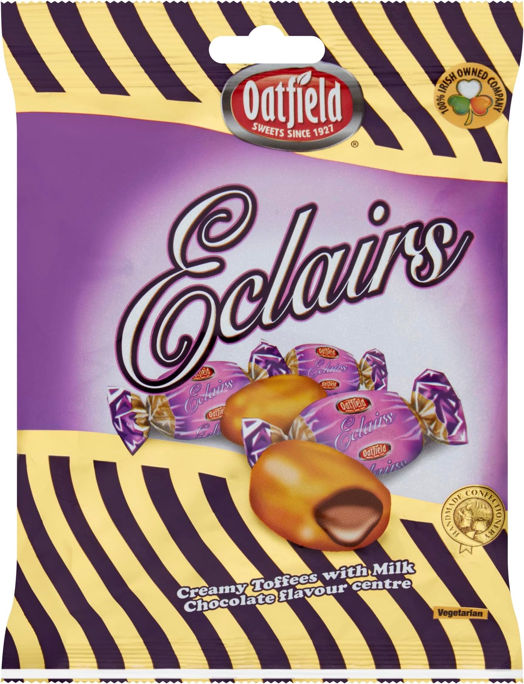 Oatfield Chocolate Eclairs -- 160g Irish Candy
