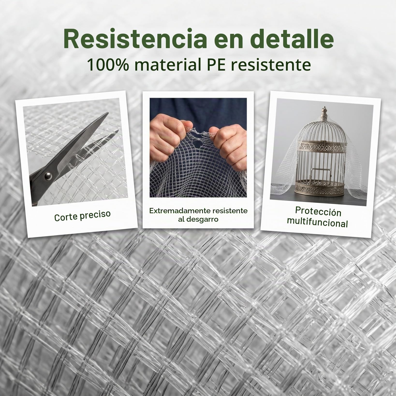 FOMIYES Red de protección para acuario, 220 x 120 cm, cubierta transparente de polietileno para tanque de peces y jaula de pájaros (ajustable, duradera)