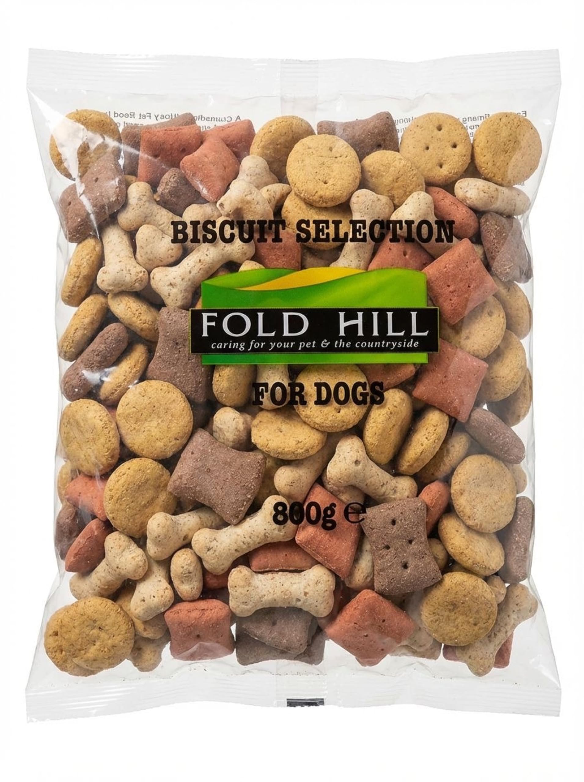 Fold Hill Dog Treats Biscuit Variety Selection Maintains Healthy Teeth & Gums - 1 x 800g