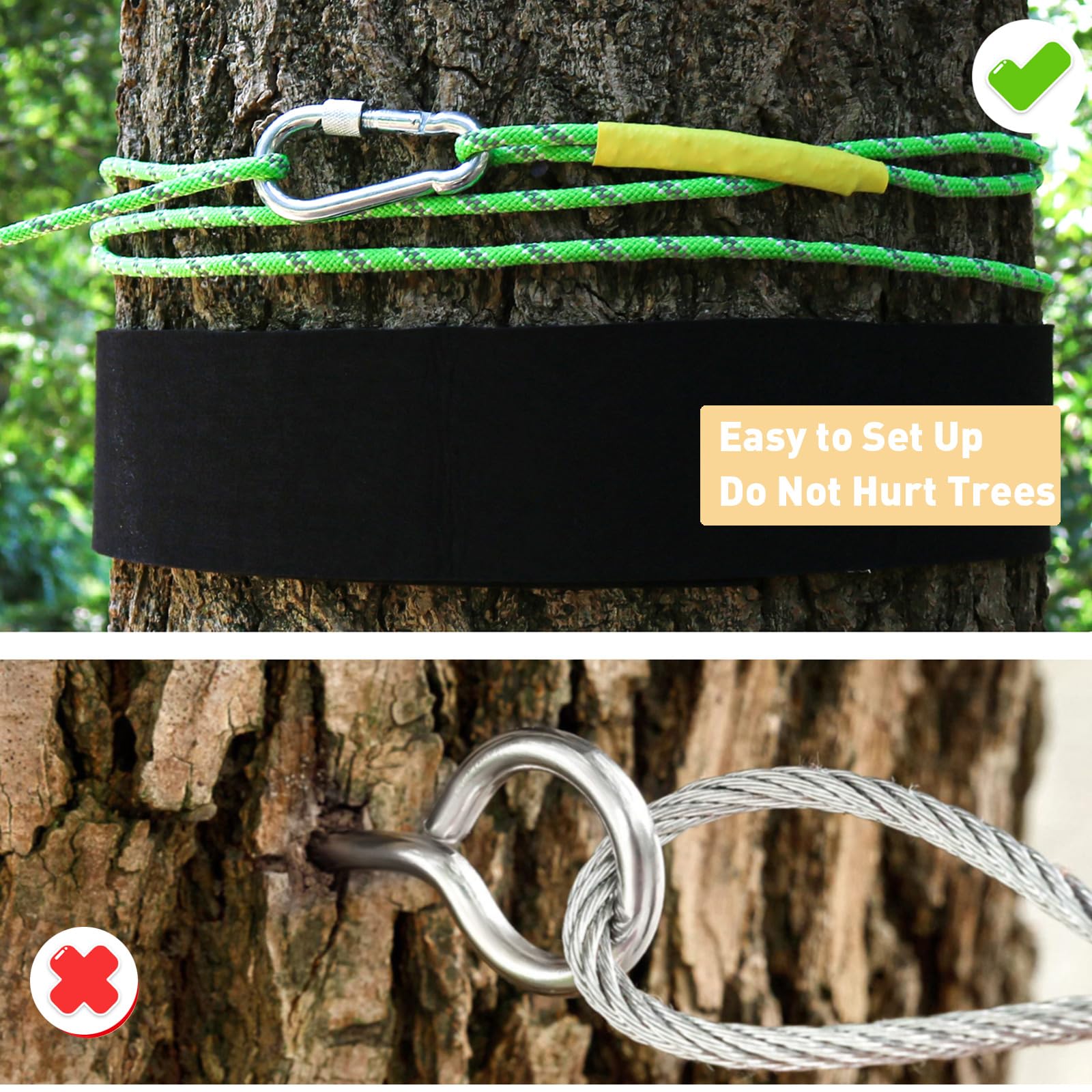 XiaZ Hundelaufkabel-Set – 2,5 M Kabel + 3 M Leine, Reflektierend, Für Camping & Garten, Bis 158 Kg