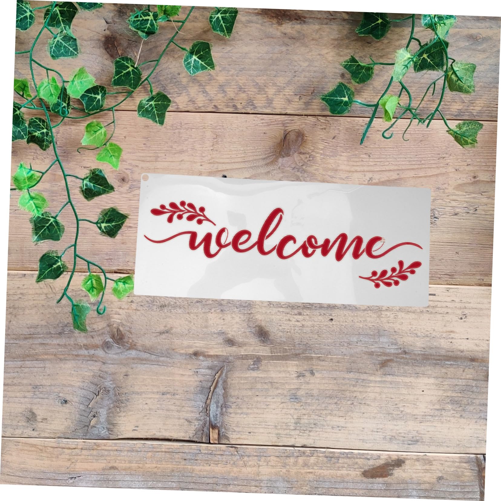 SHINEOFI 5 Series Cómodas Plantillas De Bienvenida Plantillas Decorativas De Bienvenida Artesanía Para Plantillas De Manualidades Plantillas Pintadas Dibujo La Mascota 26 Hojas*5
