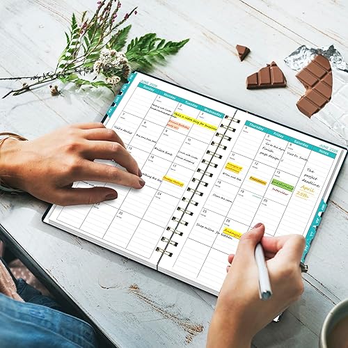 Miniatura 74 de Ymumuda Agenda 2026, agenda diaria semanal y mensual, enero de 2026 a diciembre de 2026, 8.4 x 6.3 pulgadas, calendario 2026 con pestañas, cuaderno