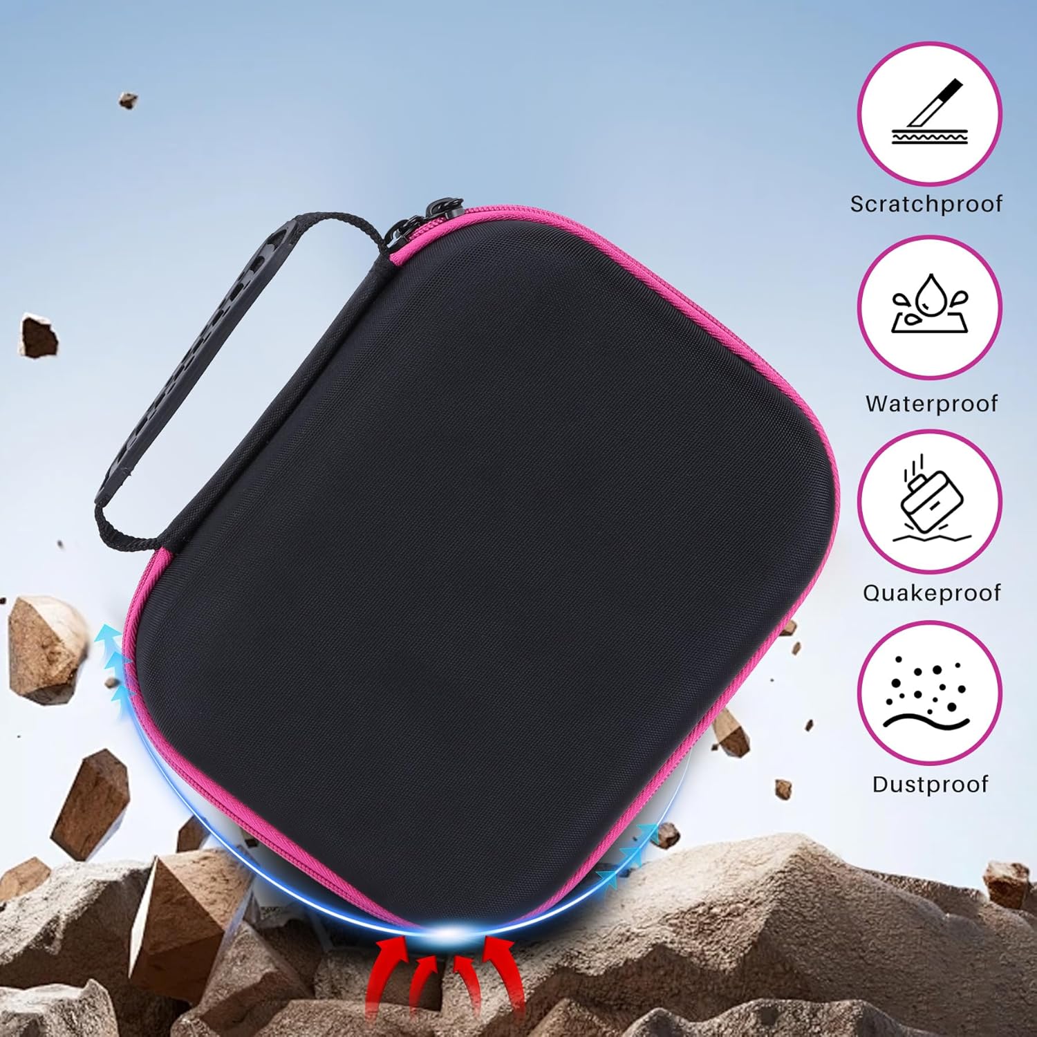 Storage Case Compatible with Walker's Razor Slim Shooting Hearing Protection Electronic Earmuffs - Image 7