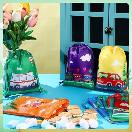 Miniatura 4 de 24 bolsas de transporte para fiesta, bolsas de transporte, bolsas de golosinas, bolsas de transporte con cordón, bolsas de regalo para transporte,