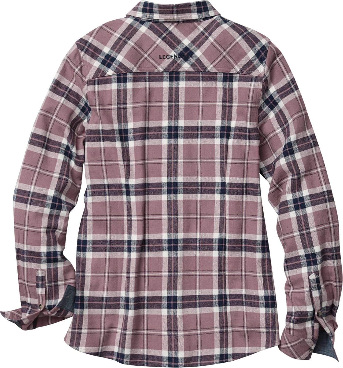 Legendary Whitetails Women’s Long Sleeve Plaid Flannel Button Up Shirt 100% Cotton - Image 2