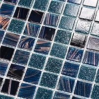 Vista 13 de Azulejo de pared de baño de 11.5 pies cuadrados, baldosa de piscina, jardín DIY, protector contra salpicaduras de cocina, pegamento, pared de baño