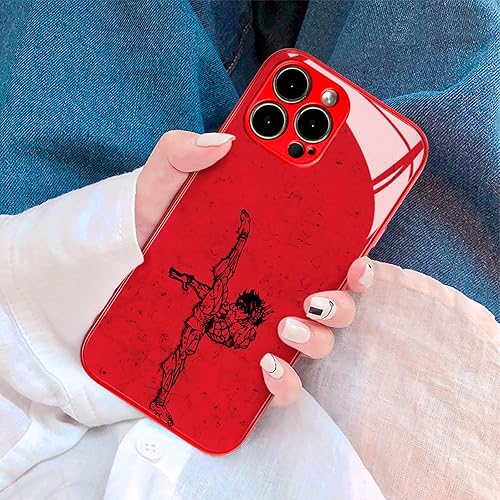 Miniatura 6 de Baki Hanma - Funda individual de anime, muestra tu gusto único, funda de personaje de manga TPU de vidrio templado para iPhone 15