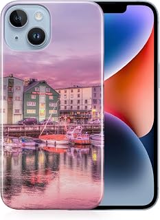 Cool Pink Style Boat Dock PIER Phone CASE Cover for Apple iPhone 14