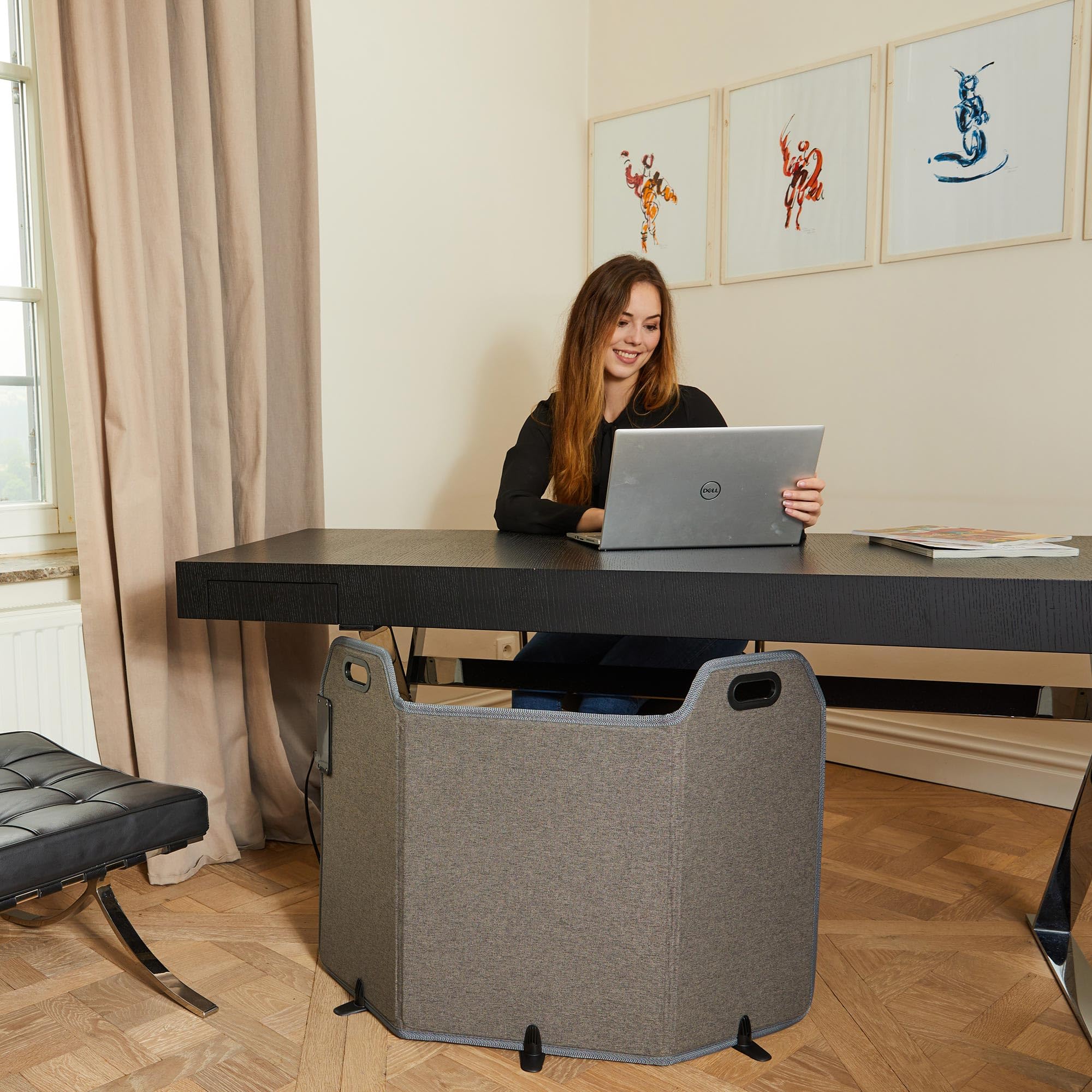 Heating Panel - Pannello Riscaldante Pieghevole - Riscaldamento Elettrico Portatile - Calore Gambe Ufficio Divano - Termoterapia Grande Formato - 3 Temperature Regolabili – Inverno Casa Comfort