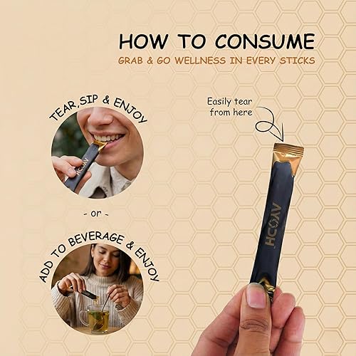 Miniatura 8 de Ayodh Palitos de miel Shilajit Pure Himalayan  Paquete de 30 (0.25 onzas), hechas con ácido fúlvico y miel natural, sabrosos palitos de miel