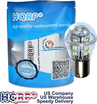 HQRP 2-Pack Headlight LED Bulb compatible with John Deere 5200 5300 5400 5500 D100 D105 D110 D120 D125 D130 D140 D150 D155 D160 D170 GT225 GT235 GX255 GX325 GX335 Tractor