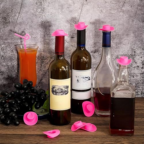 Miniatura 5 de 20 piezas de plástico mini vaquero occidental sombrero de vaquera en miniatura lindo sombrero de muñeca sombrero de fiesta para decoración de casa