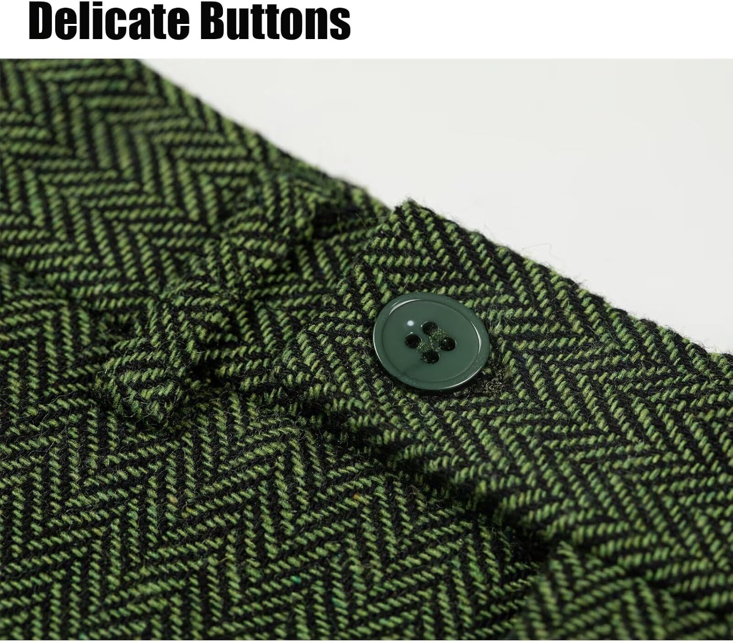 Boys Tweed Pants Wool Blend Herringbone Slim Fit Toddler Kids School Uniform Trousers Homecoming