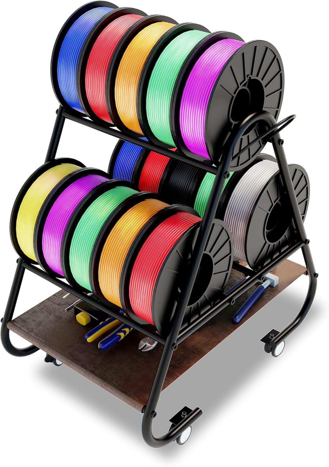 Amazon.com: Artinrack 3 Tier Desktop Filament Storage Rack, RC2 3D ...