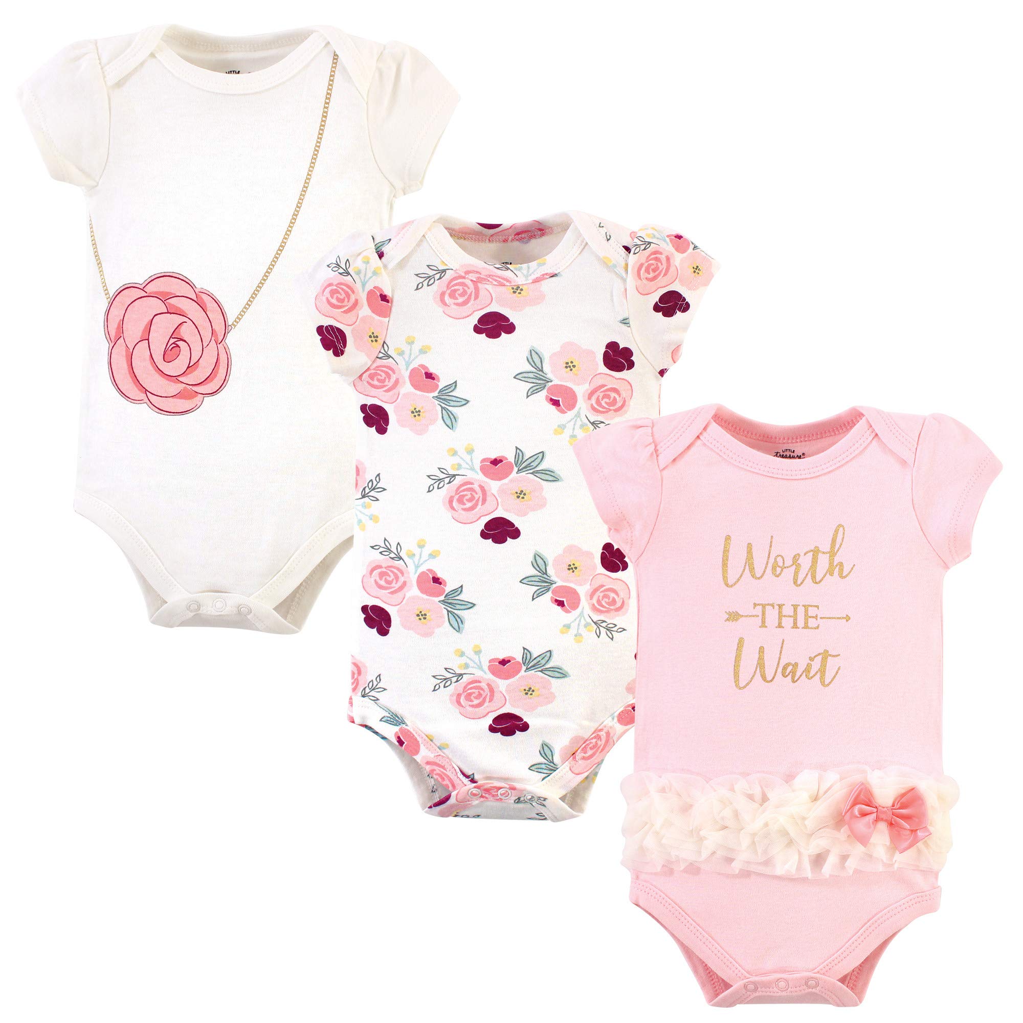 Little Treasure Unisex Baby Cotton Bodysuits