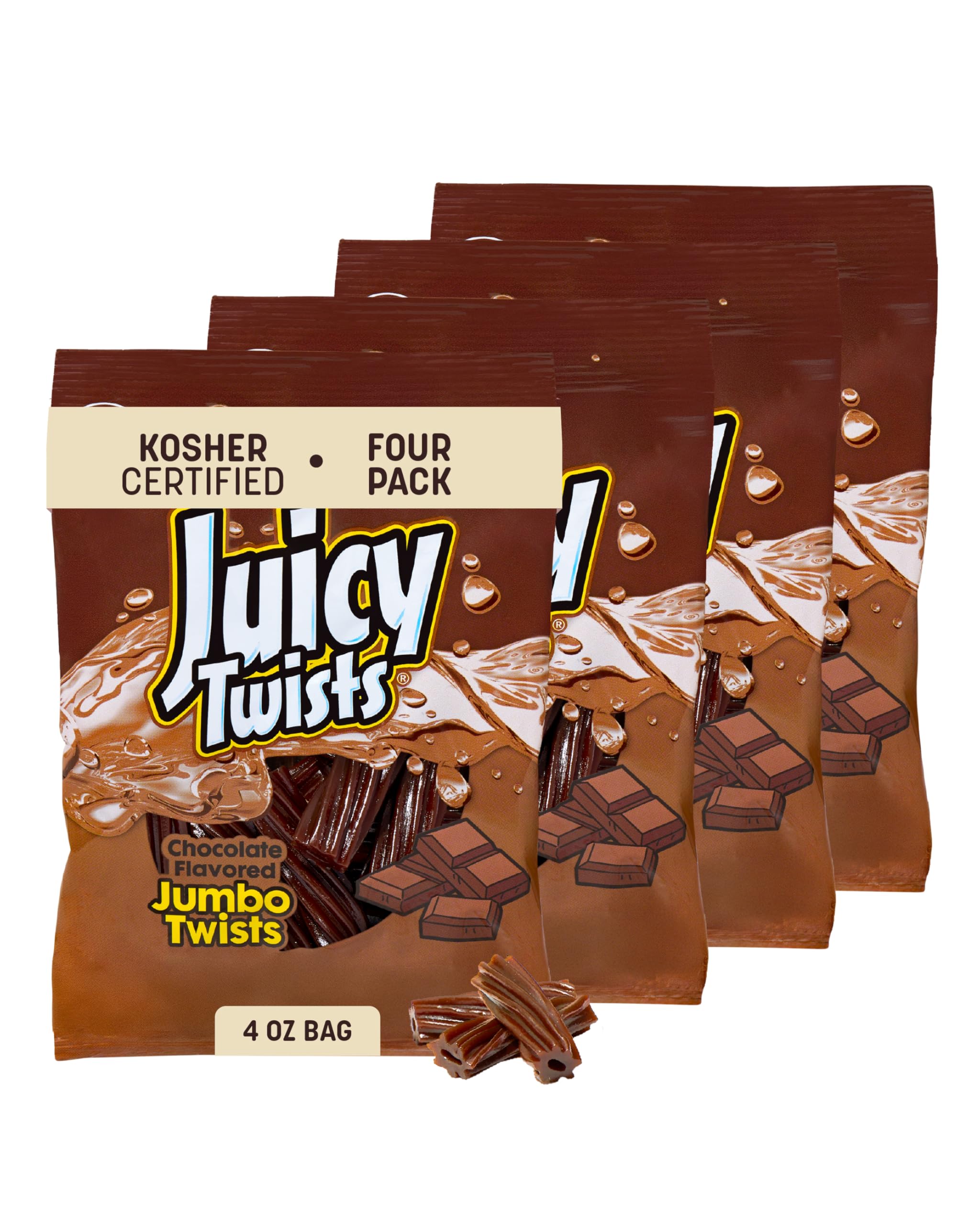 Amazon.com : Juicy Twist Premium Licorice Candy 4 Ounce Chocolate