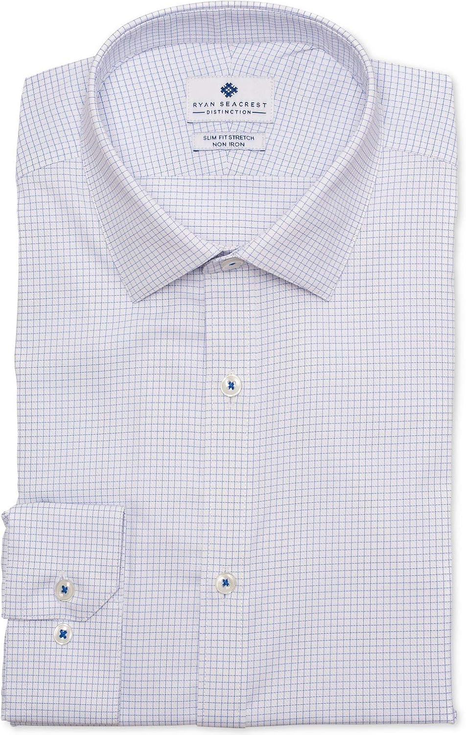 ryan seacrest distinction slim fit stretch non iron