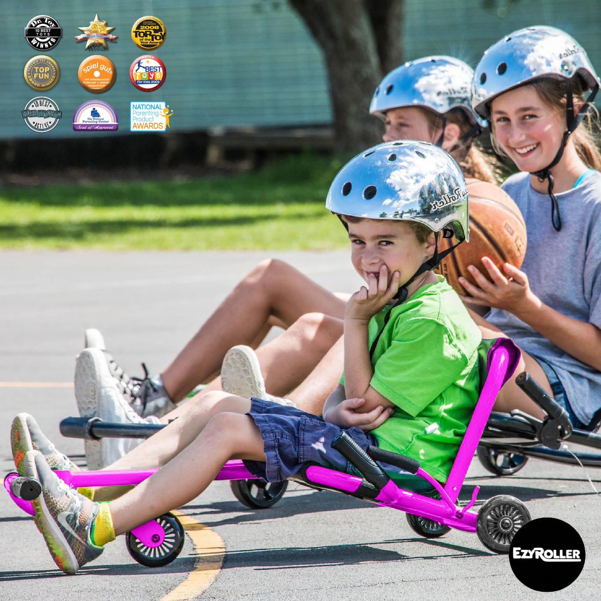 Ezyroller - Patinete para niños (ER-Rosa)