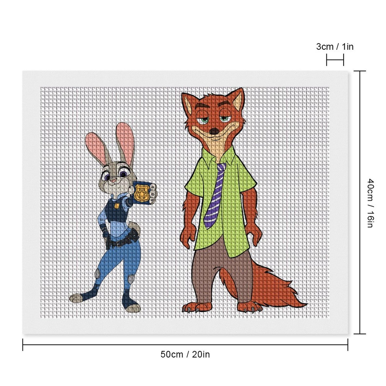 Amazon | ダイヤモンドアート ズートピア 横型 ダイアモンドビーズ