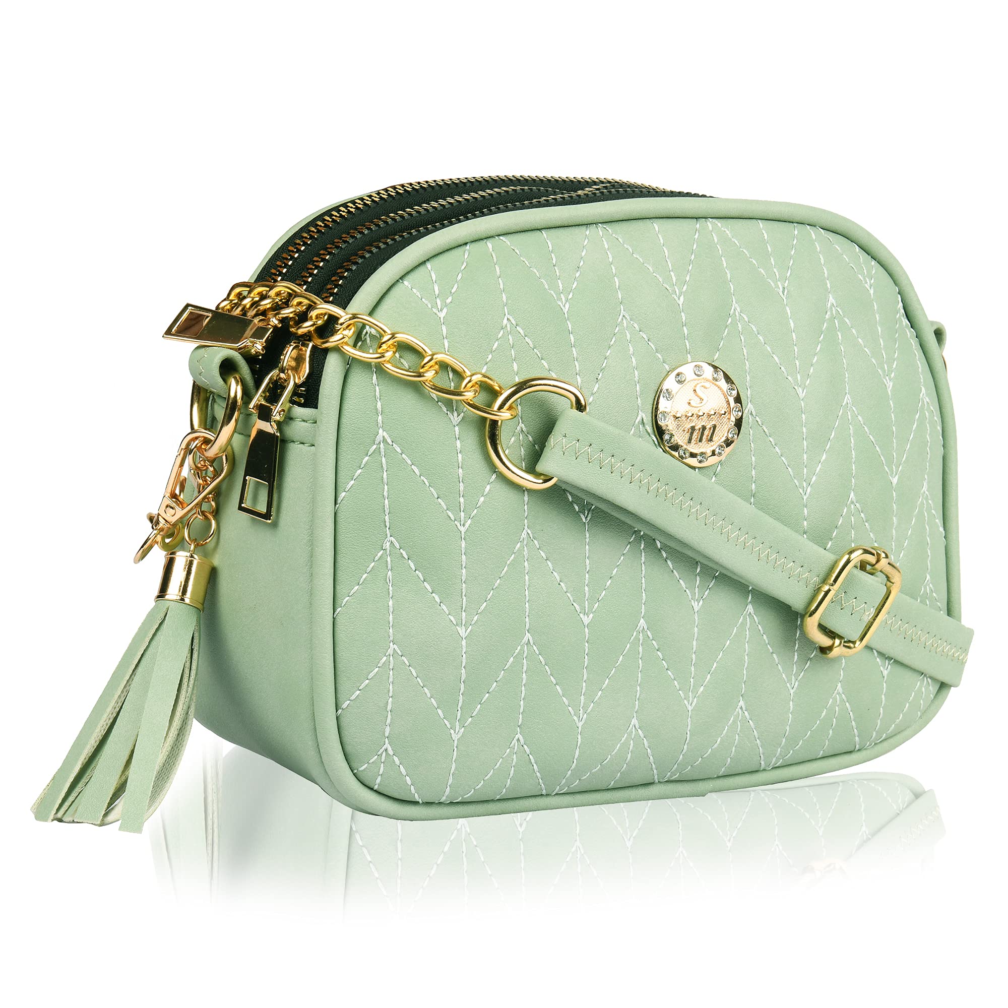 SHAMRIZ Womens & Girls (Sea Green) Sling Bag (B09GNFBDV9) Amazon Price History, Amazon Price Tracker