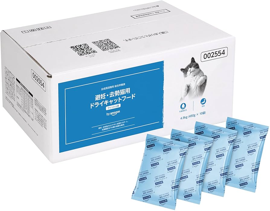 Amazon.co.jp: by Amazon 避妊・去勢猫用 フィッシュ味 国産