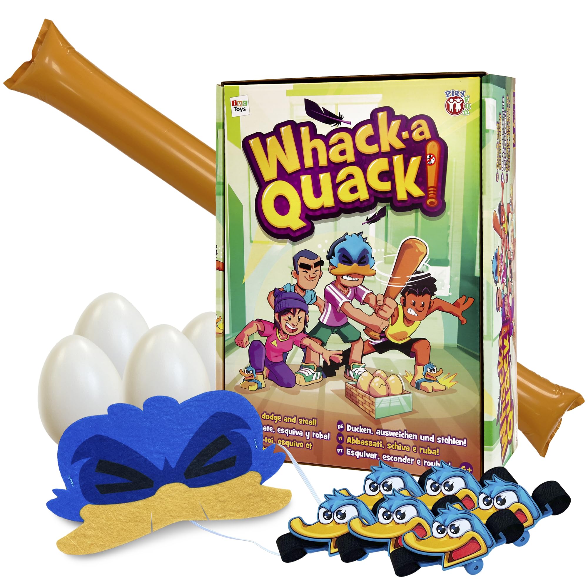 Play Fun Whack-a-Quack Game for Lowered Families and Friends, Dodge and Steal Families and Friends Ages 8+