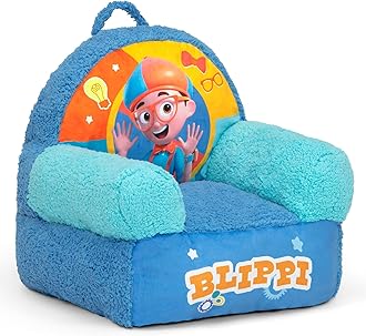 Delta Children - Blippi Cozee Buddy Kids Chair, Blue