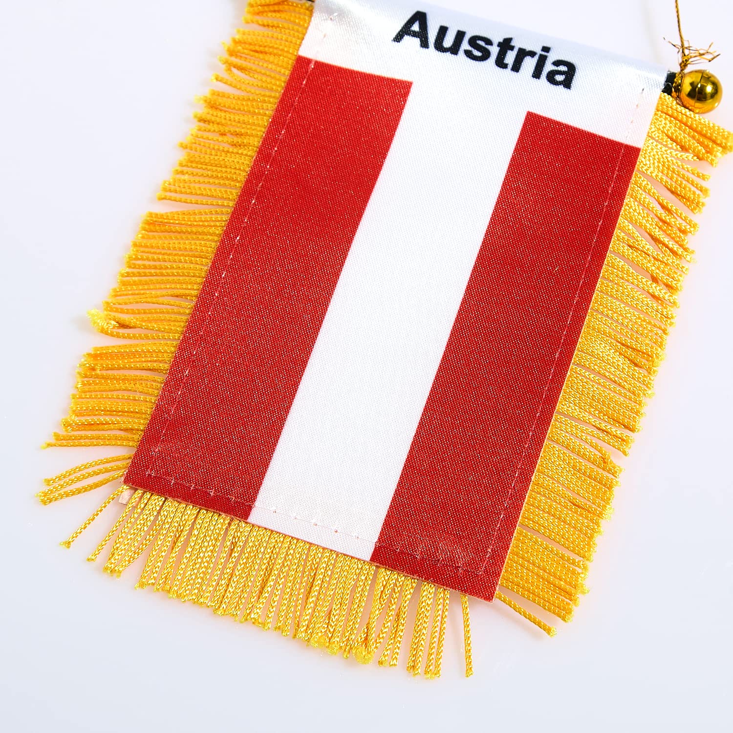 CANTENDO 2 Stück Kap Verde Flagge – Mini-Fahne Mit Saugnapf, 7,6x12,7 Cm, Für Auto & Fenster