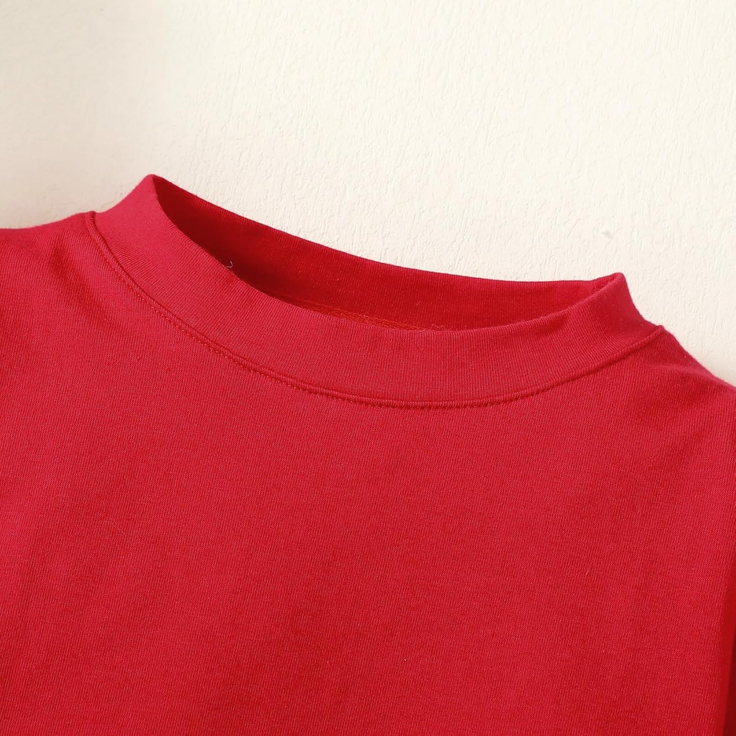 Magic Park 6M-14Y Baby Short Long Sleeve Tee Tops Toddler T-Shirt Kids Solid Color Shirts Boys Girls Casual Blouse - Image 3