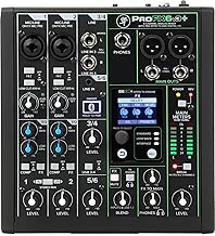 Mackie ProFX6v3+ 6-Channel Professional Analog Mixer with USB, Onyx Mic Preamps, GigFX Effects Engine, and Bluetooth