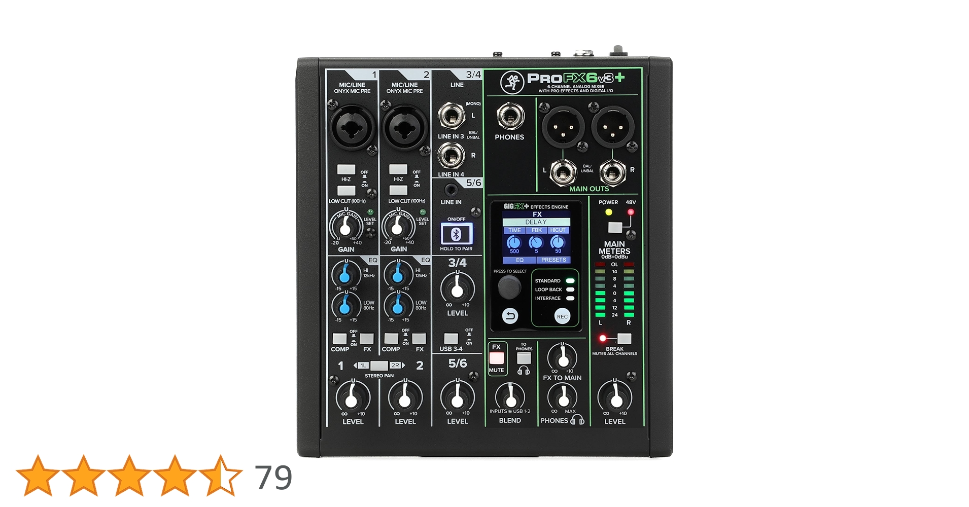 Amazon.co.jp: Mackie ProFX6v3+ 6チャンネルプロフェッショナル