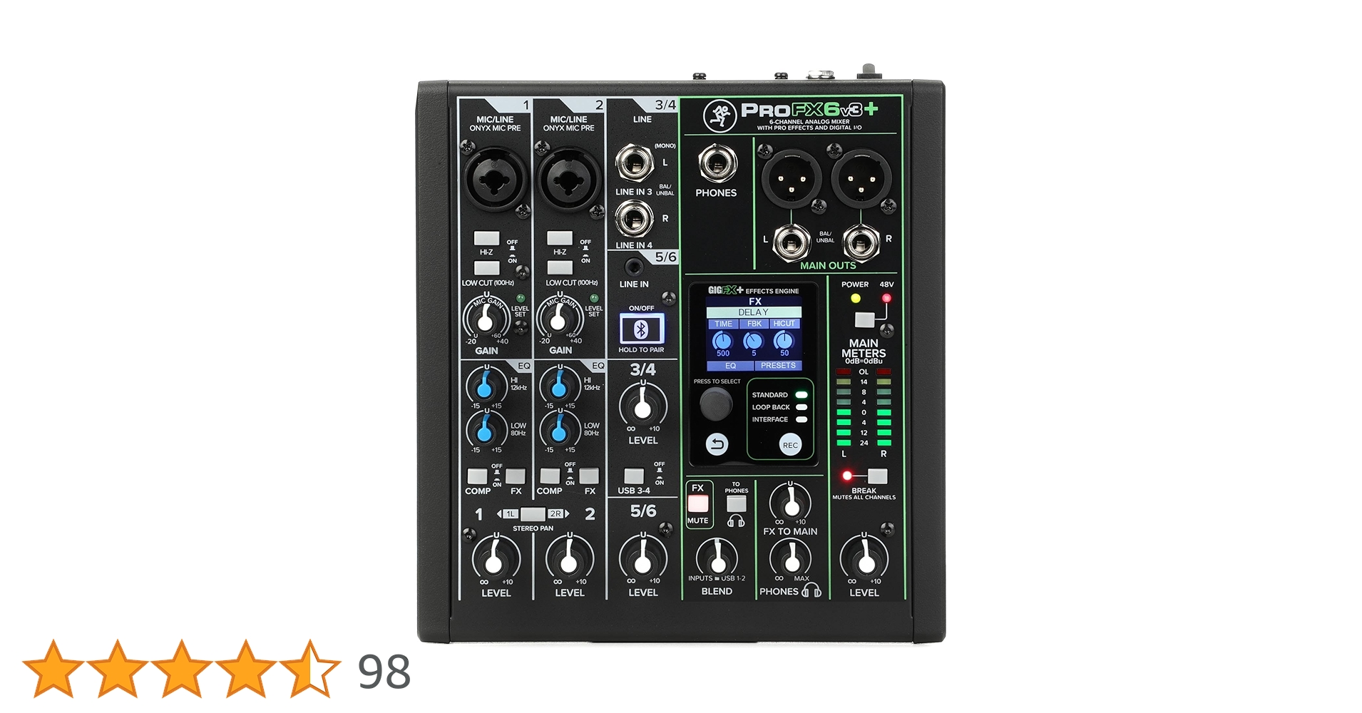 Amazon.co.jp: Mackie ProFX6v3+ 6チャンネルプロフェッショナル