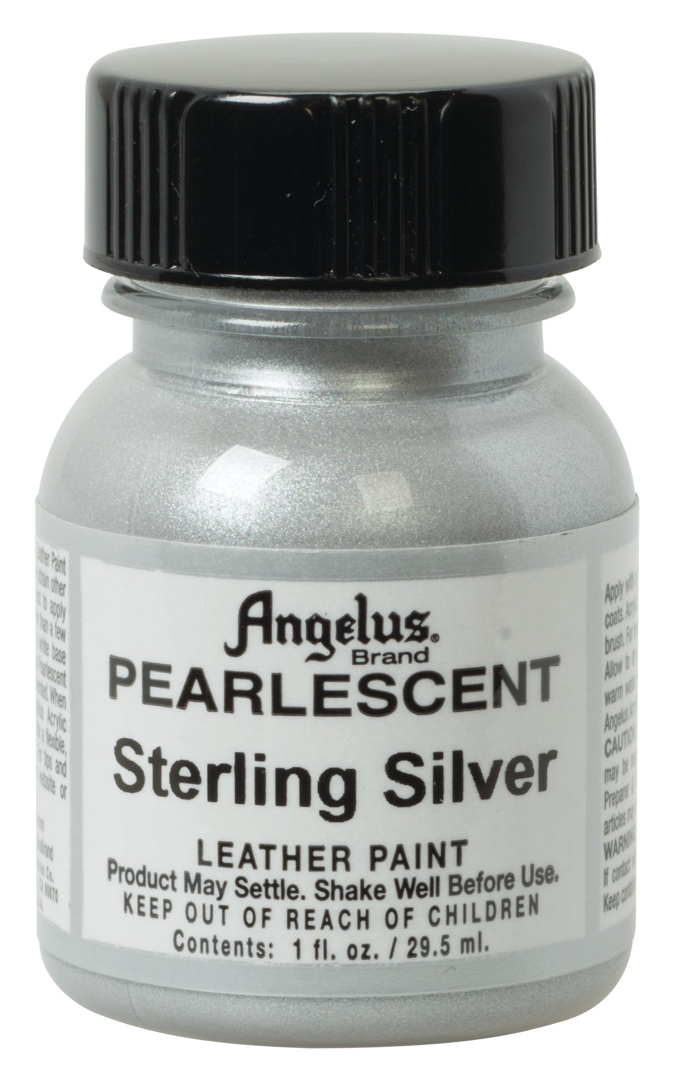 silver leather paint
