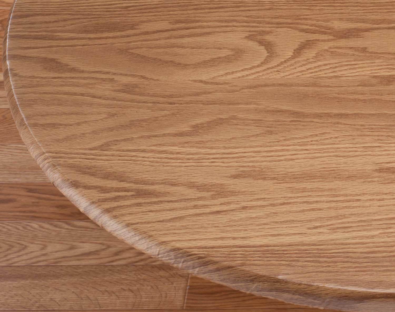 Wood Grain Vinyl Elastic Table Cover