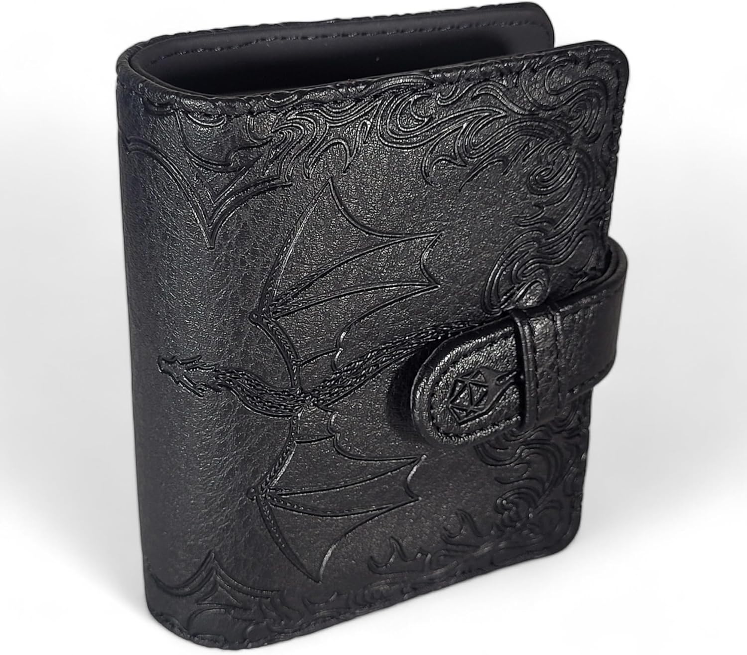 Forged Dice Co. Book of Incantations Spell Card Book - Dragon Edition - Black