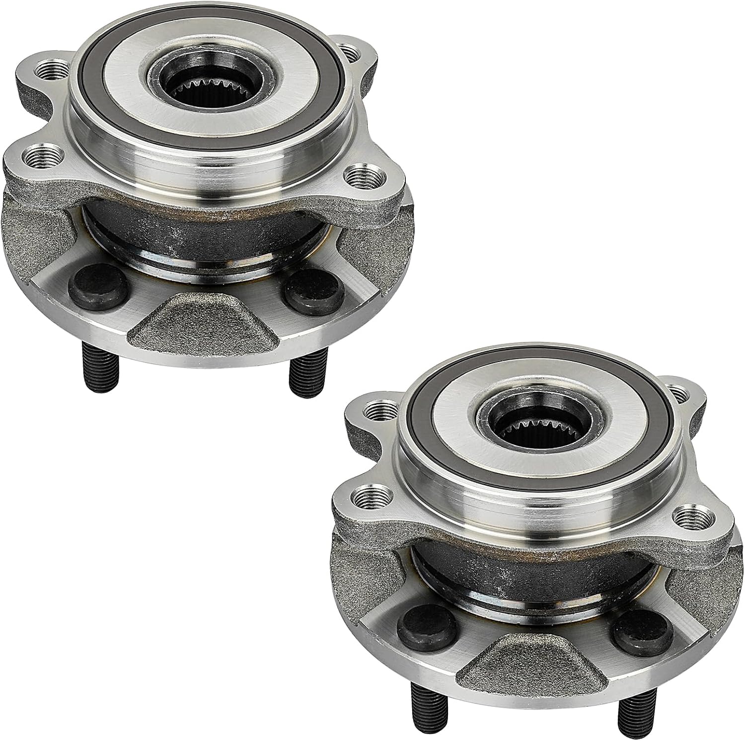 513257 2pcs Front Wheel Bearing and Hub Assembly for Lexus HS250h 2010-2012, for Scion iM 2016,for Scion tC 2011-2016, for Toyota Corolla iM 2017-2018, for Toyota Prius V 2012-2018