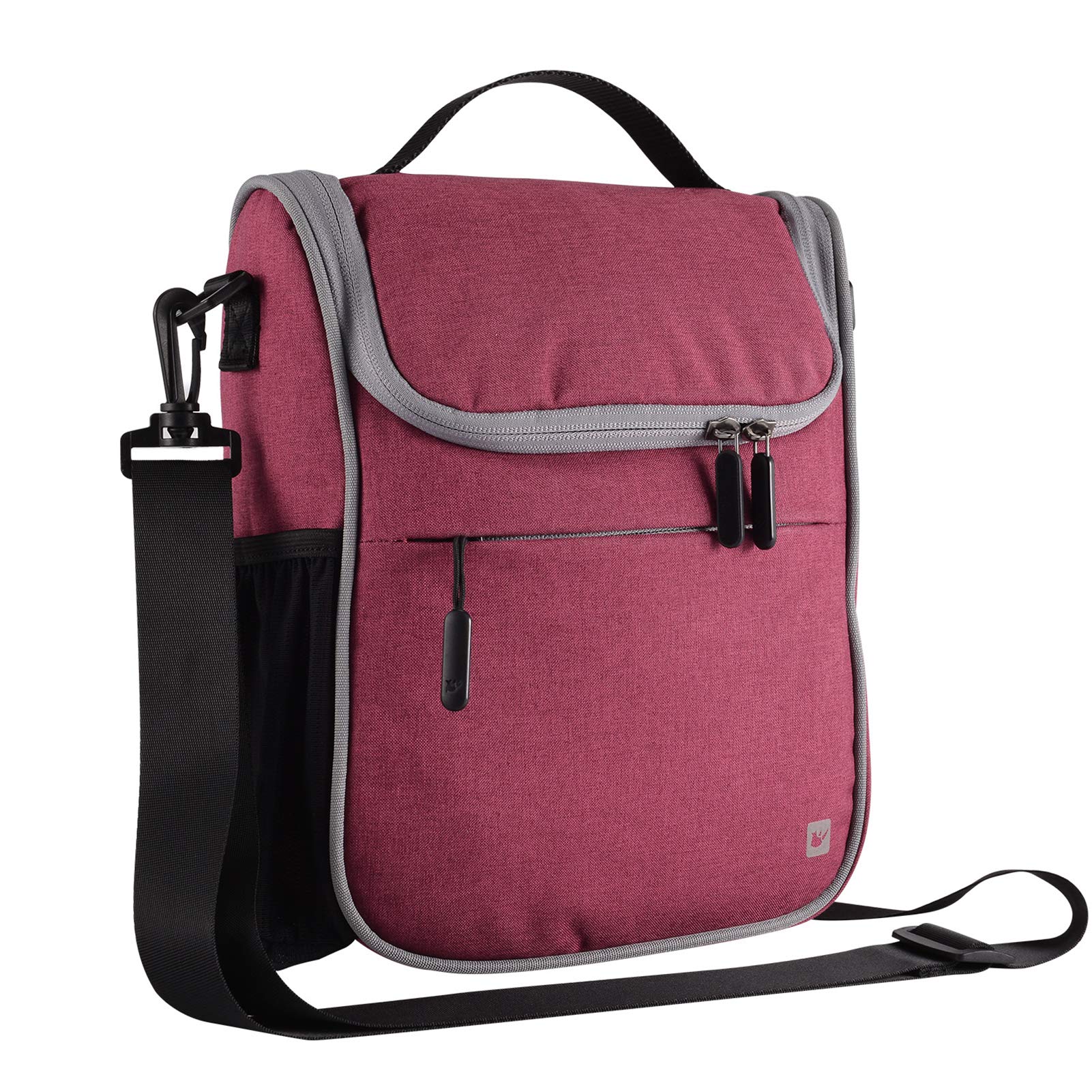 CamGo - Bolsa para Manillar de Bicicleta con Marco Frontal para Tubo Superior, Bolsa de Almacenamiento Mini para Hombro/Mano con Cubierta para la Lluvia