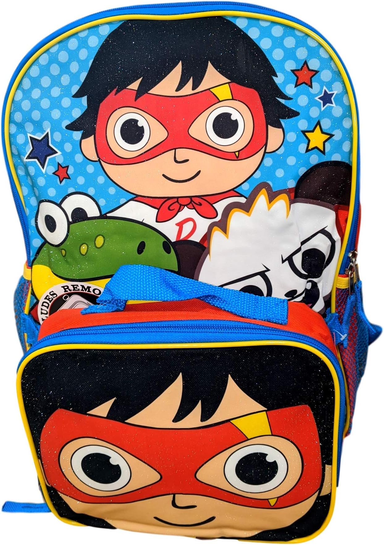 Ryans World Backpack with Detachable Insulated Lunch Bag 2pc back to school set