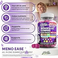 Vista 8 de Menopause Supplement for Women Gummies with Black Cohosh, Wild Yam, DIM, Magnesium, Red Clover Chasteberry for Hormone Balance Relief Night Sweats