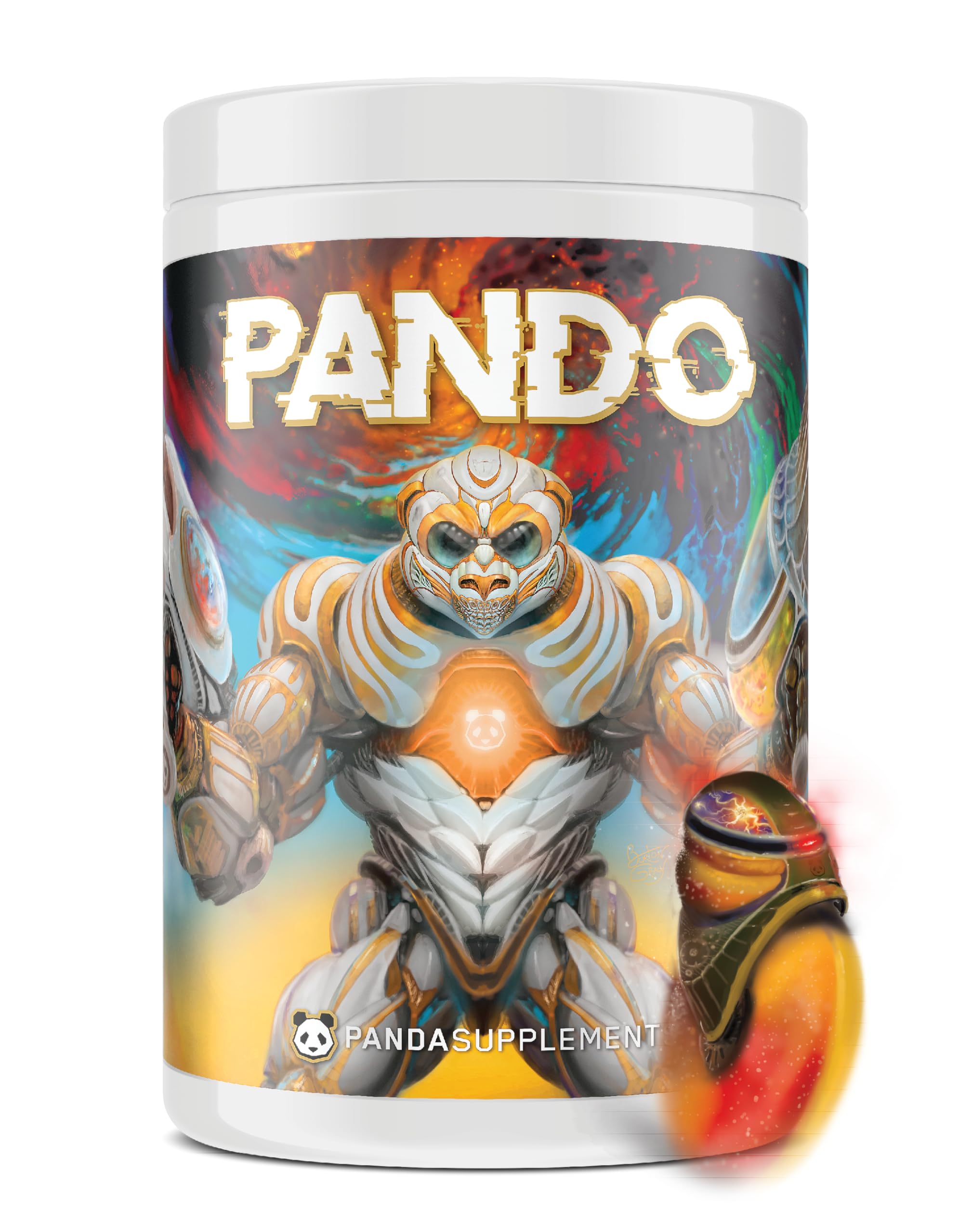 Underground Bio Labs Panda Supps: Pando Pre-Workout | 400mg Fast and Extended Release Caffeine | 6G L-Citrulline for Maximum Pumps and Endurance | 25 Servings (Sour Robo Belts) — Amazon image 10