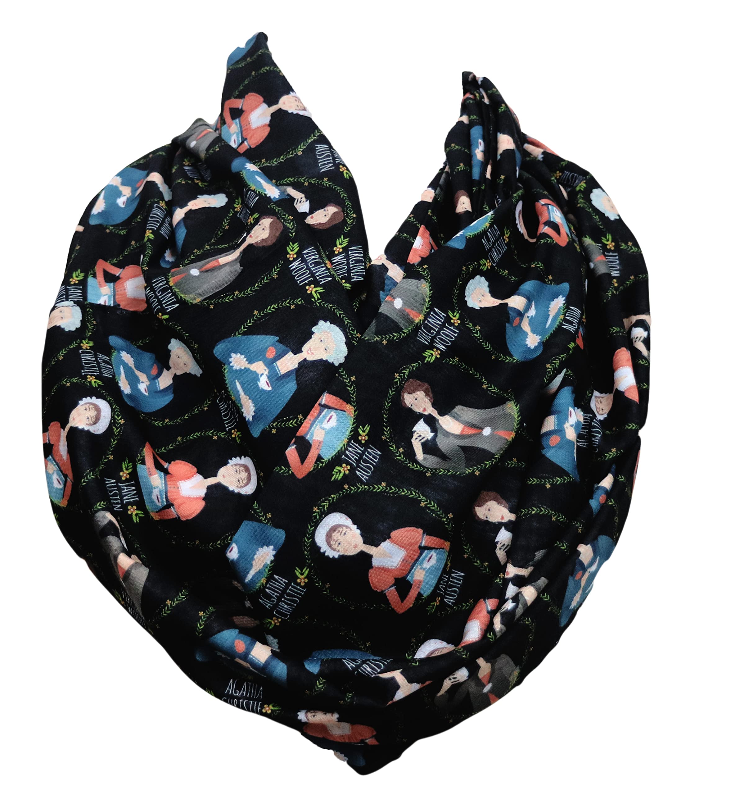 Di CapanniBook infinity scarf Library Bookshelves womens literary gifts nerdy bookworm book lover