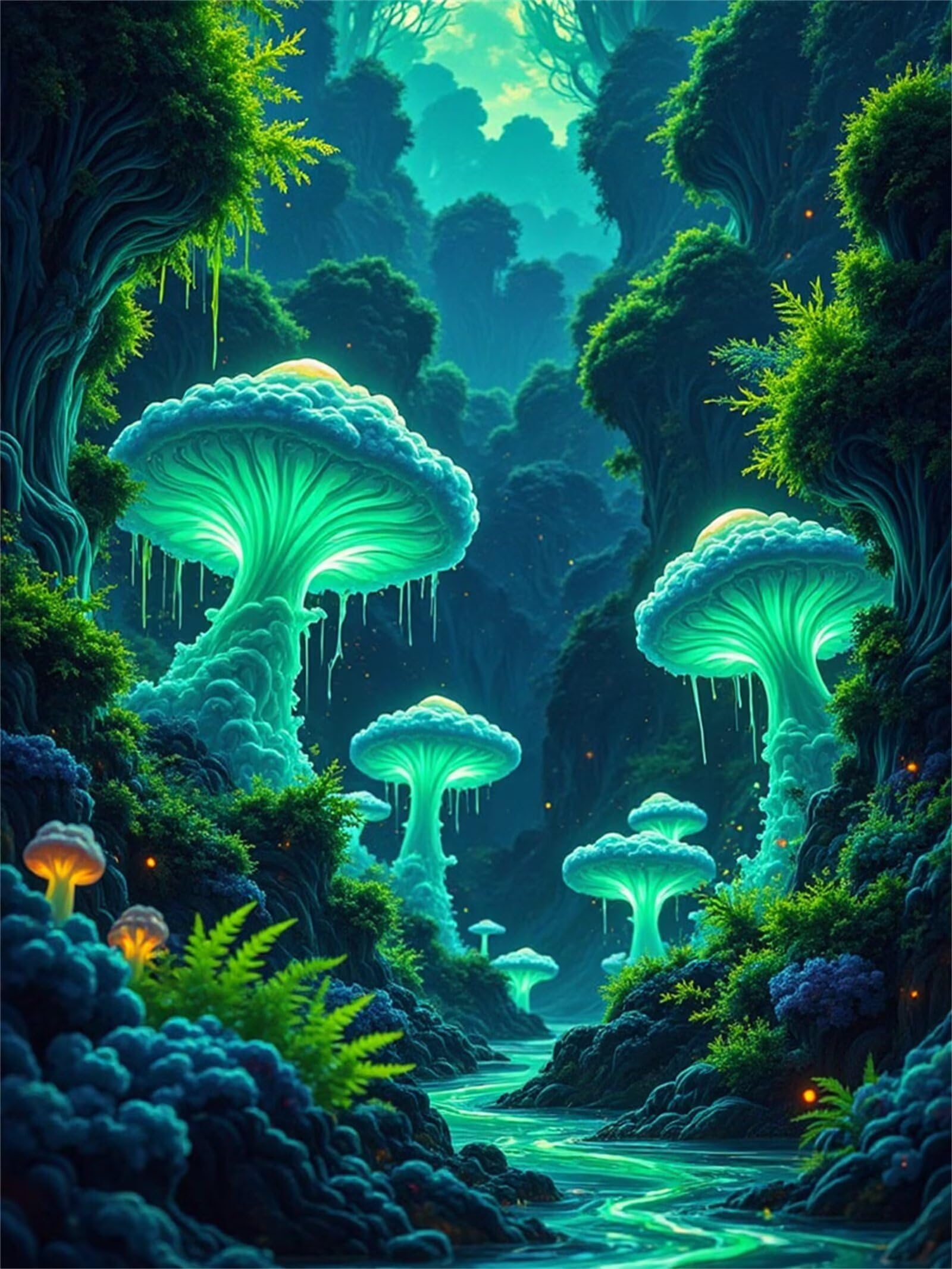Puzzle 1500 pezzi giungla naturale per Adulti, 87x57cm Puzzle Adulti 1500 pezzi, Giochi Di Puzzle per Tutta La Famiglia, Un Regalo Festivo per Gli Amici in Una Bella Confezione