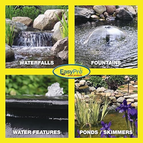 Miniatura 4 de EasyPro EP400 - Bomba sumergible para estanques, cascadas, arroyos y características de agua.  Fiable, silenciosa y eficiente energéticamente, 400