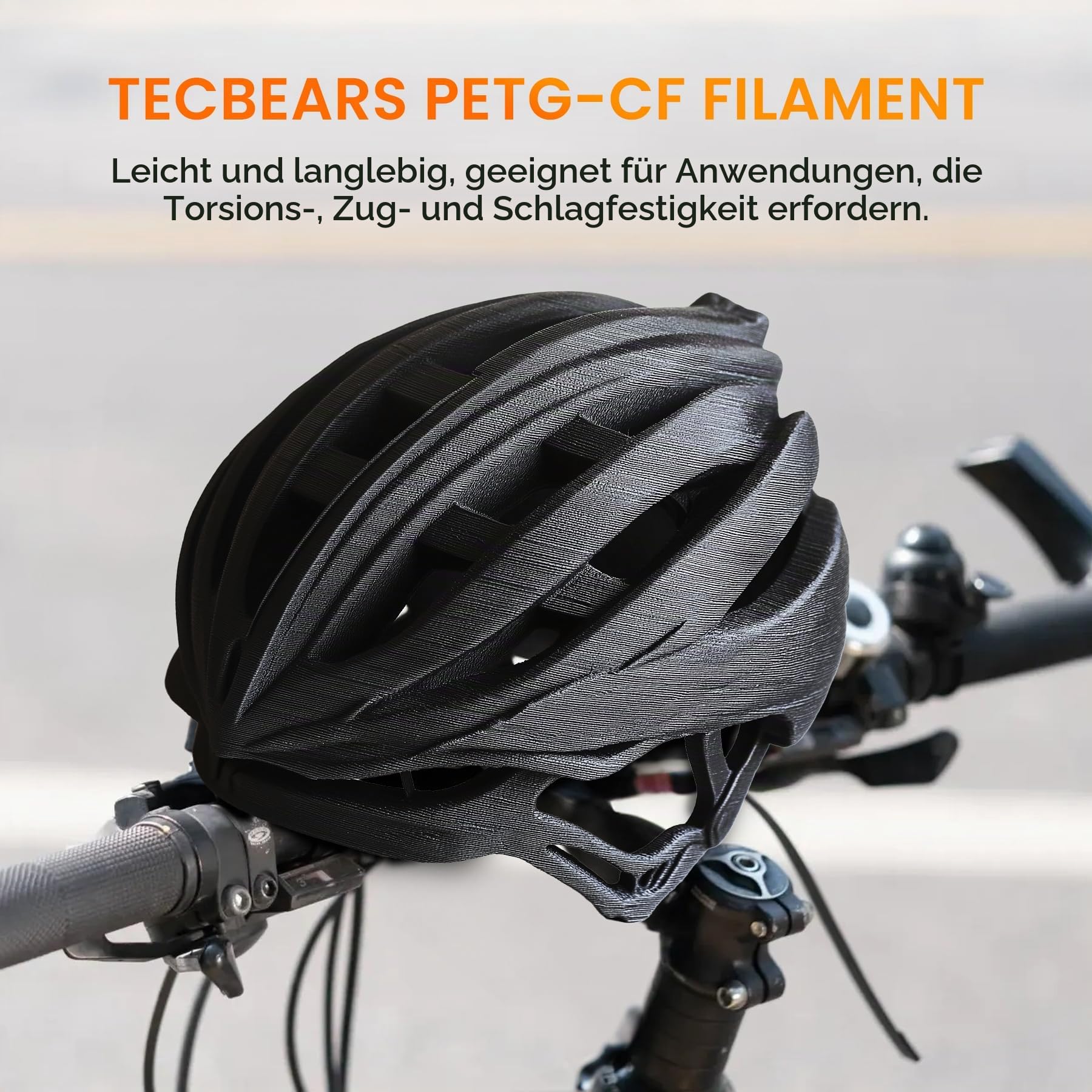 PETG CF Filament 1.75 mm with 10% Carbon Fibre, Stärker Zähigkeit PETG 3D