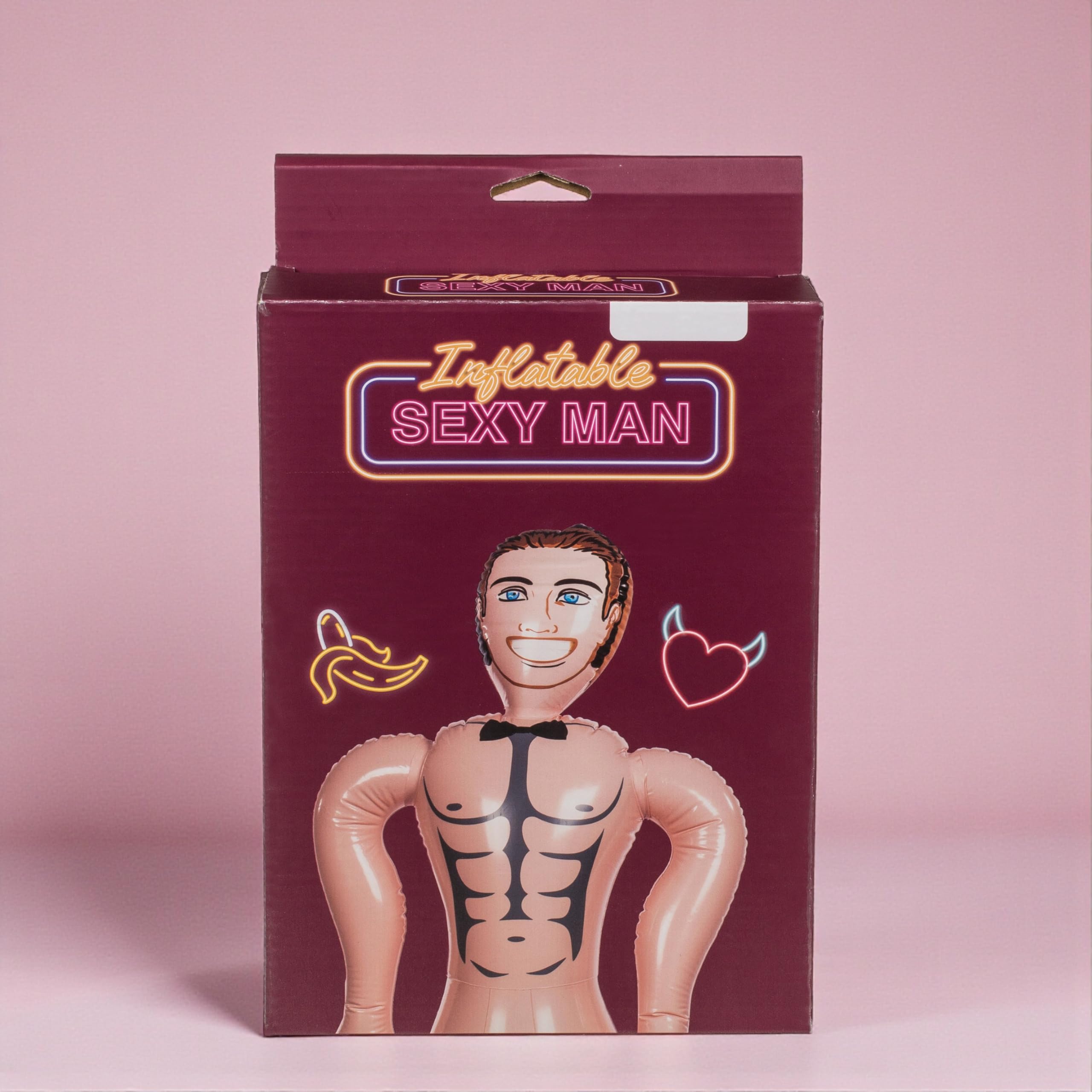 TIENDA EURASIA – Muñeco Hinchable Sexy Man | Material PVC | Multicolor | Medidas 155x40x155 cm | Se Puede Inflar Fácilmente | Ideal para Despedida de Soltera