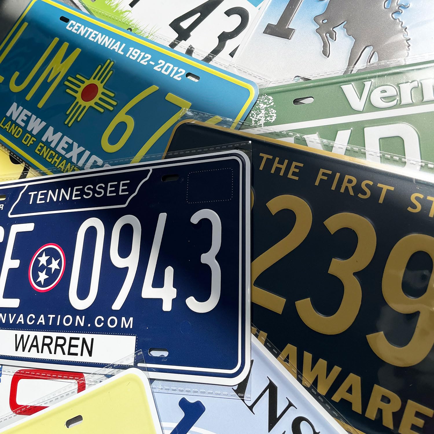 Amazon.com: Assorted Replica License Plates, Metal Car Plates  display picture 1