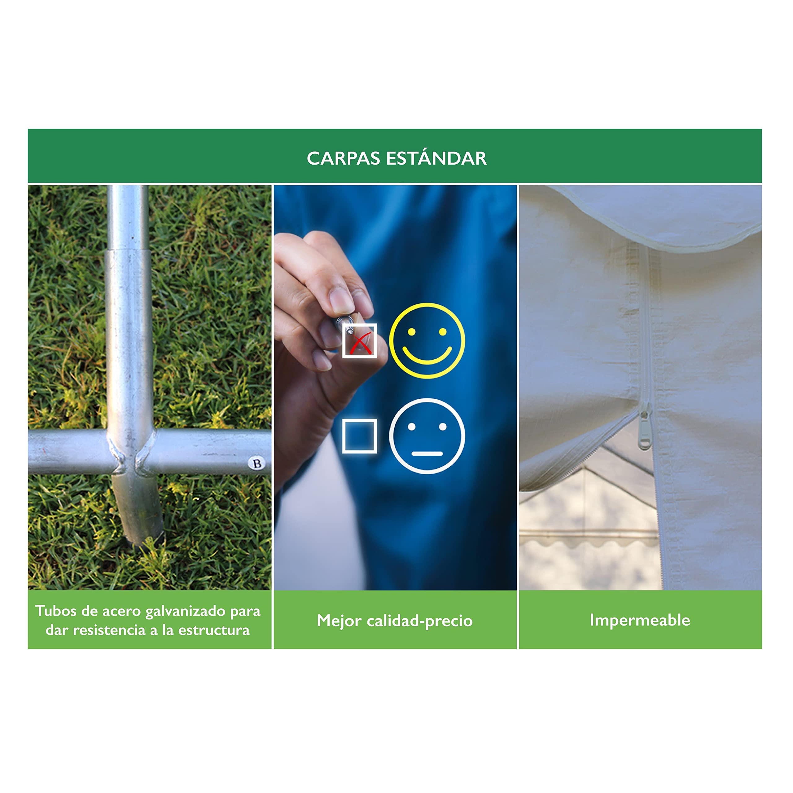 Carpa Jardín 6x3 m | Impermeable para Eventos