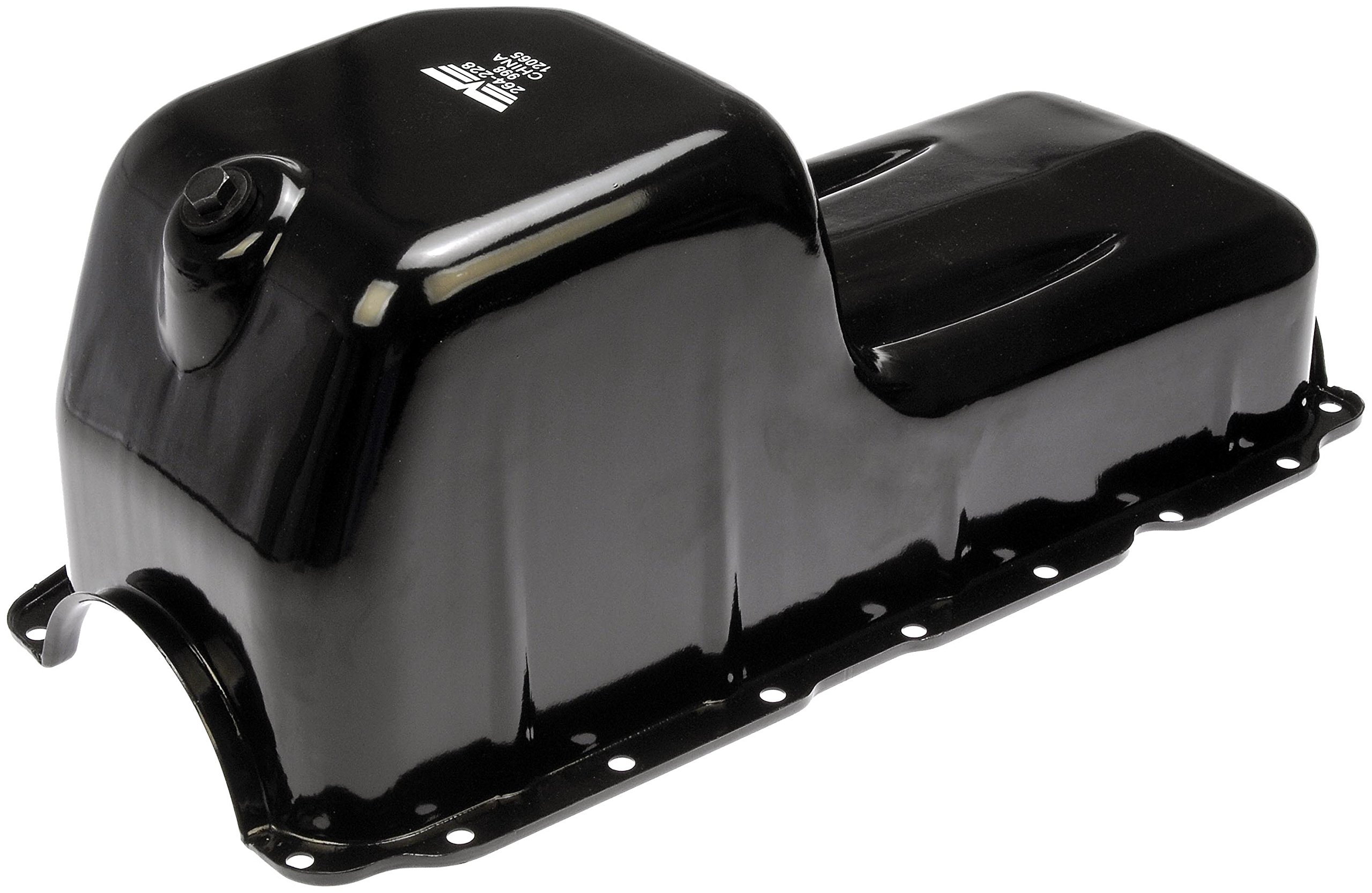 Dorman 264-228 Engine Oil Pan Compatible with Select Dodge Models - Dorman Oil Pan 264-228 - OIL PAN BOXED - Engine Oil Pan - Oil Sump - Crankcase Assembly - Oil pan leaking? This engine oil pan is precision-engineered to match the original equipment pan on specific vehicle years, makes and models for a reliable replacement. - Dodge 1997-92