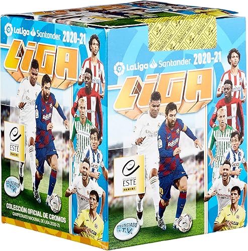 Miniatura 1 de Caja de calcomanías Panini La Liga 2020-21 (50 paquetes por caja) (6 calcomanías por paquete)