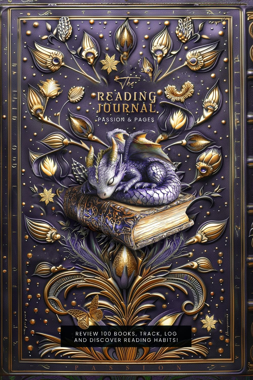 The Reading Journal: Review 100 Books, Track, Log and Discover Reading habits!